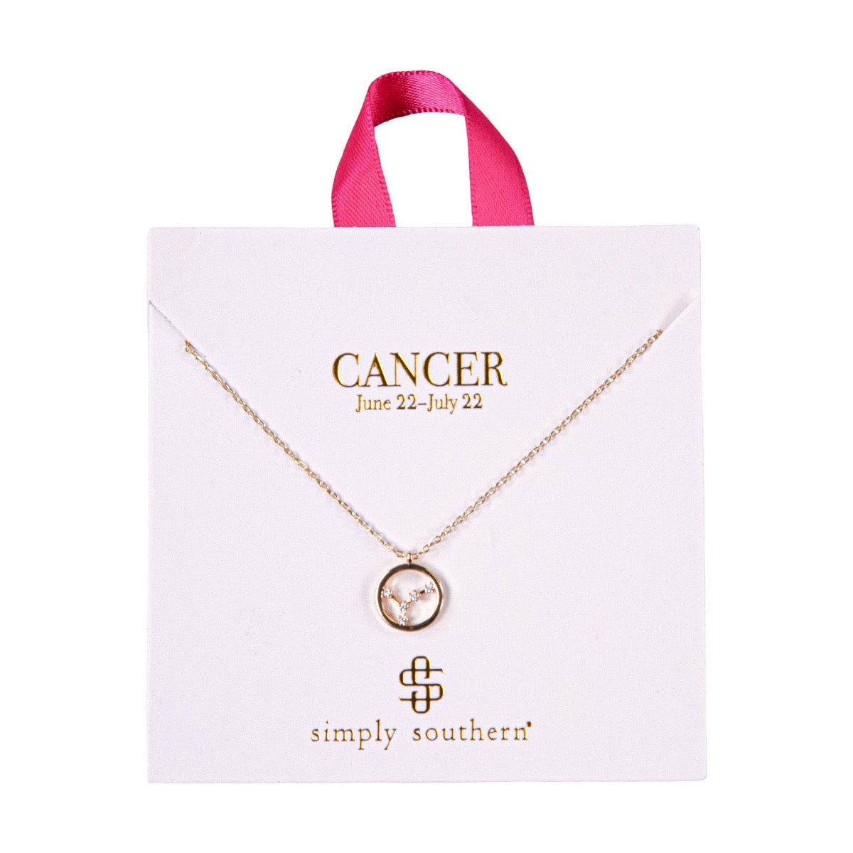 Simply Southernยฎ Zodiac Necklace: Cancer