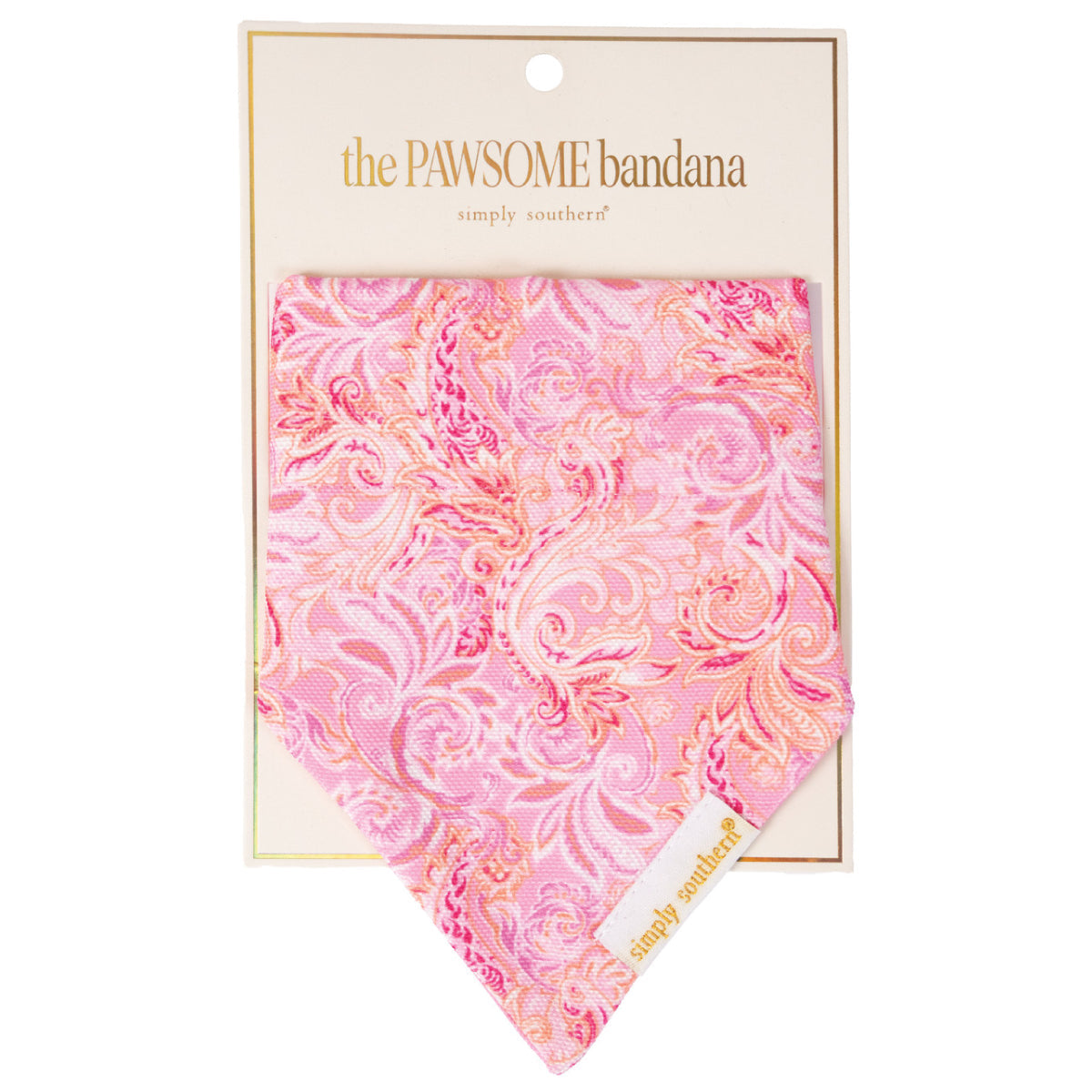 Simply Southernยฎ Pet Bandana: Pink Paisley