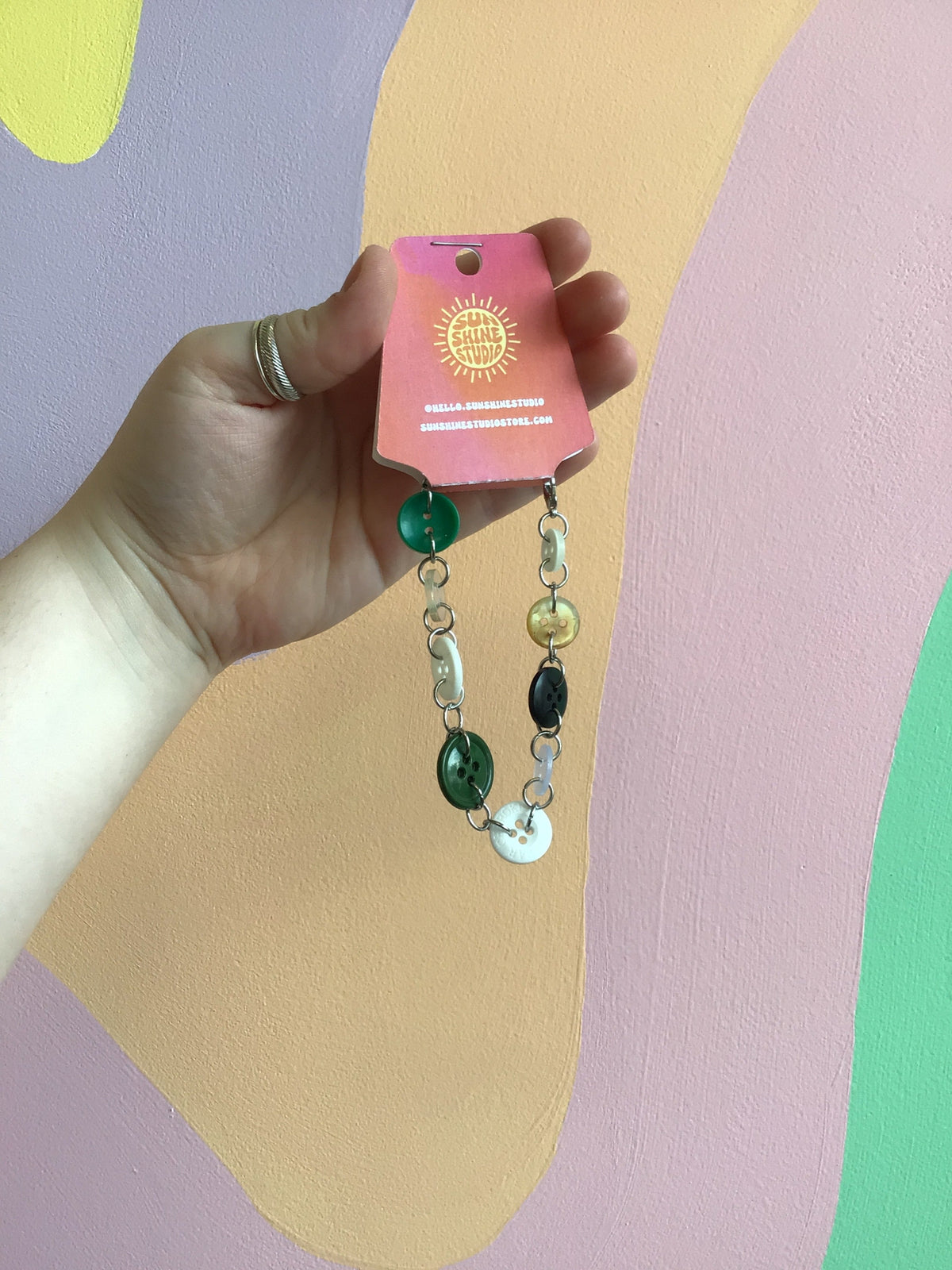 Button bracelet