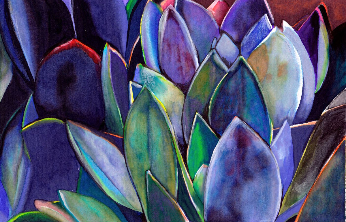 Agave Art Print โ Desert Plant Illustration for Contemporary Interiors, Archival Quality, Ready to Hang