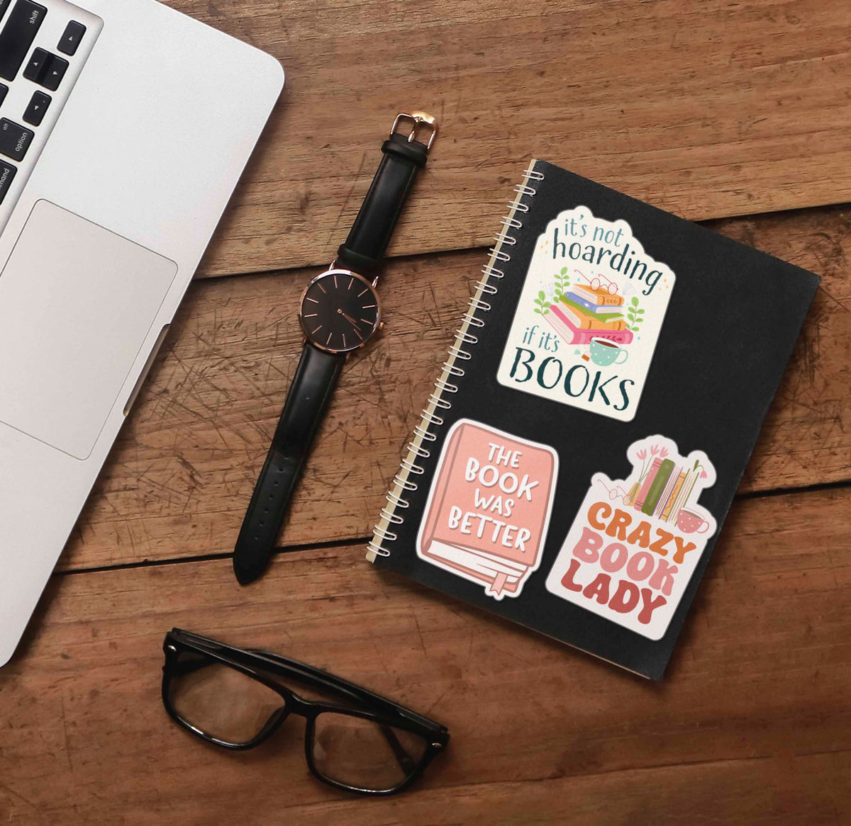 Crazy Book Lady Sticker