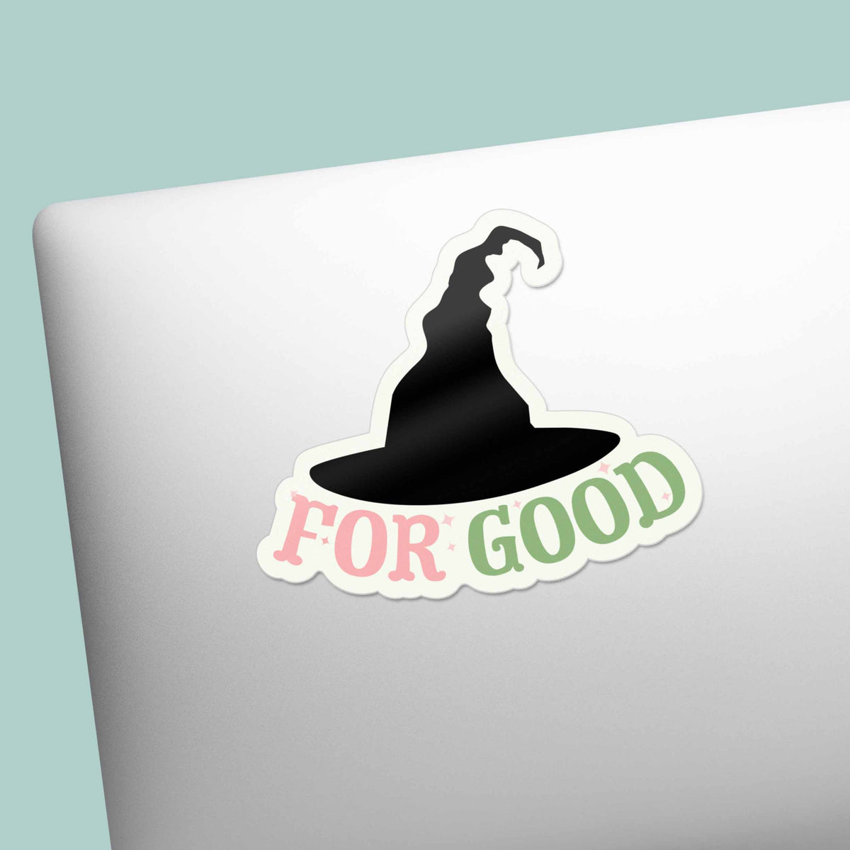 For Good Musical Movie Quote Sticker for Water Bottle