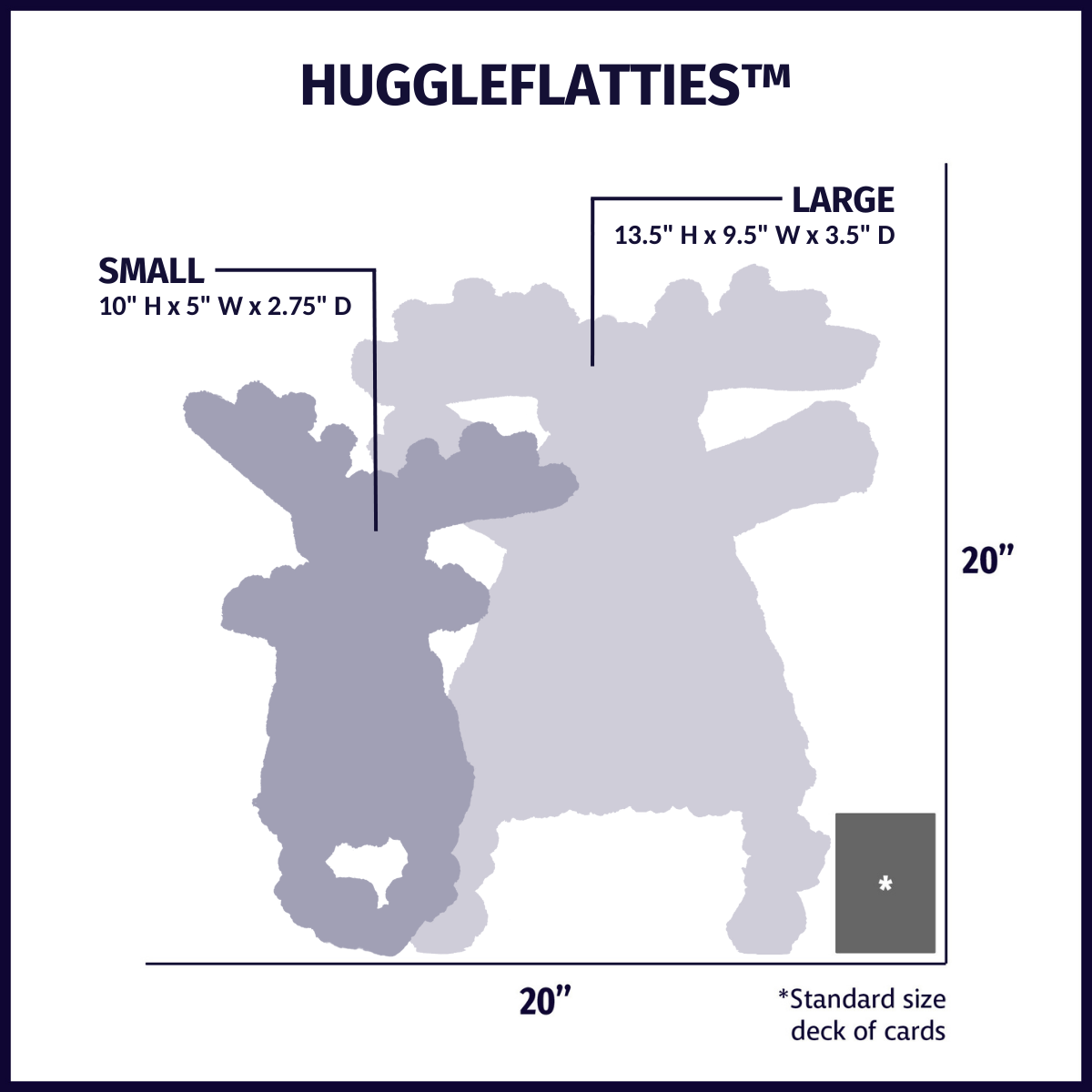Woodland HuggleFlattiesโข Assorted Durable Plush Dog Toys (3pk)