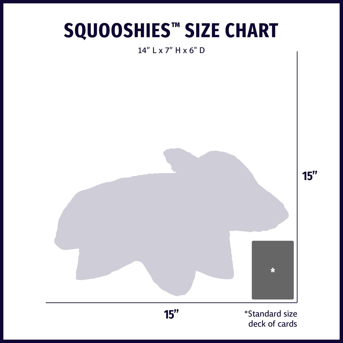 Squooshieโข Fox Plush Dog Toy