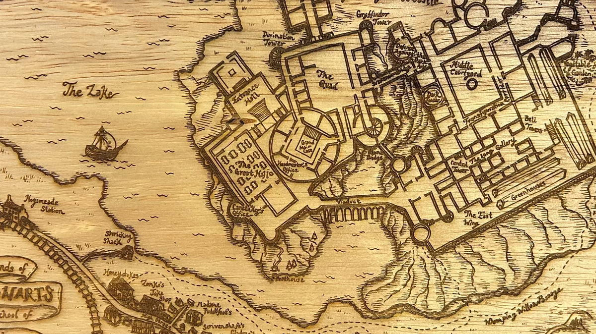 Hogwarts School Map