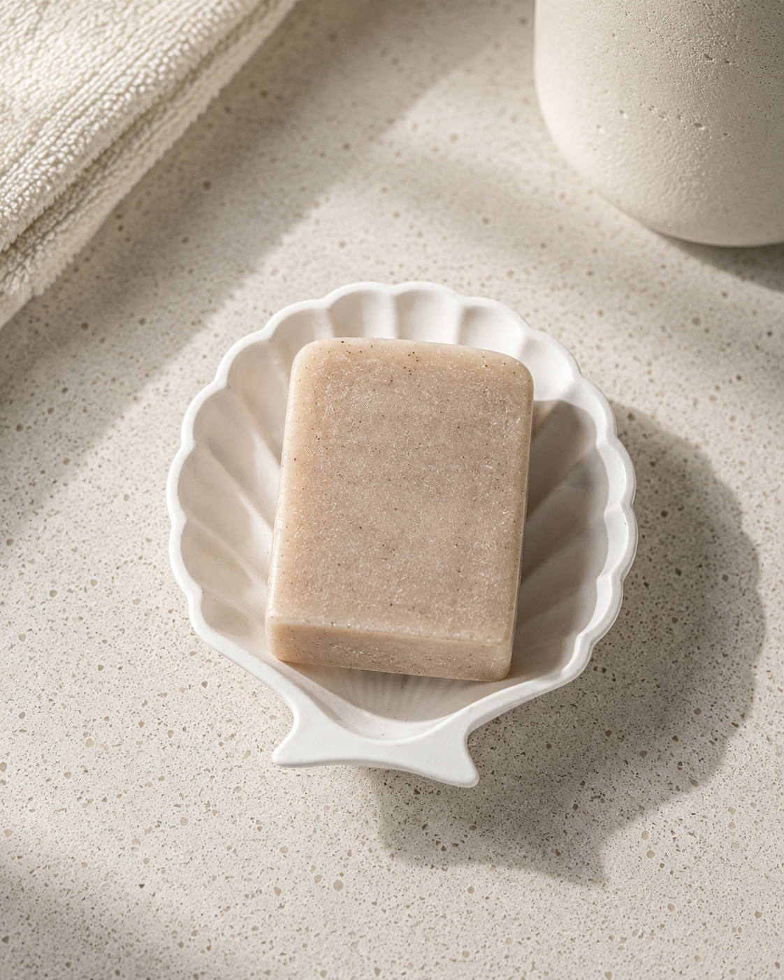 Stucco Shell Trinket Tray