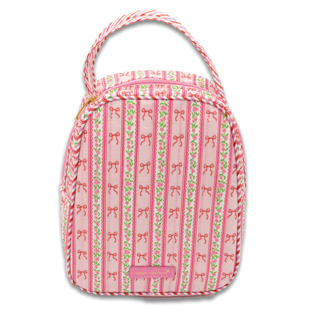 Simply Southernยฎ Quilted Lunch Tote: Pink