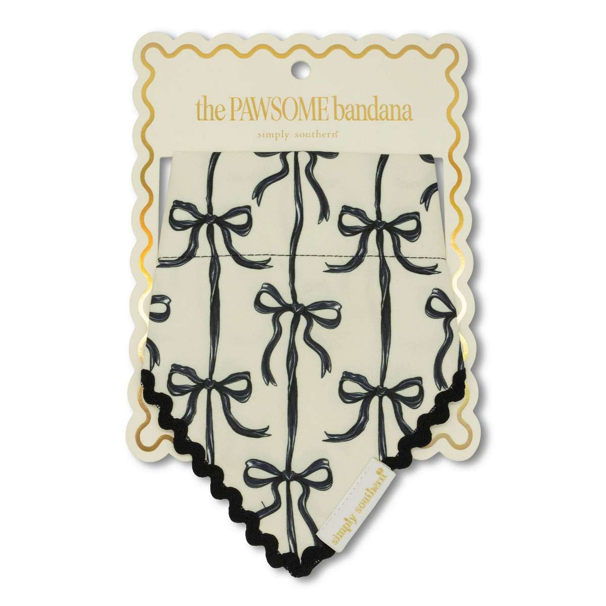 Simply Southernยฎ Pet Bandana: Black Bow