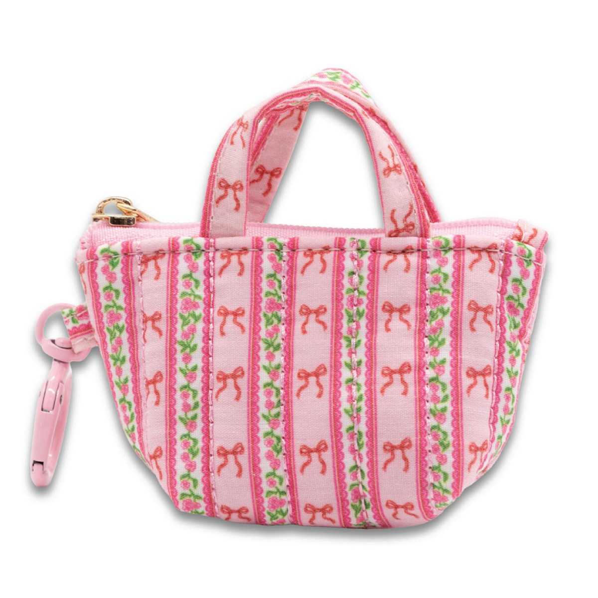 Simply Southernยฎ Mini Tote Coin Purse Keychain: Pink