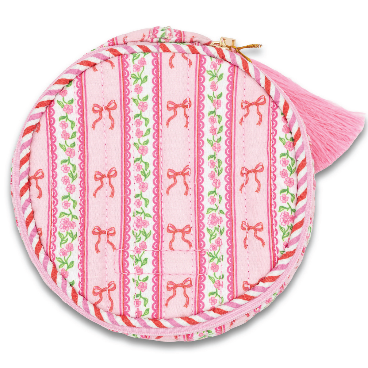 Simply Southernยฎ Quilted Tassel Bag: Pink