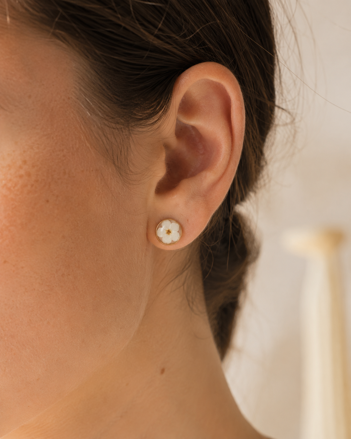 Wildflower Gold Stud Earrings
