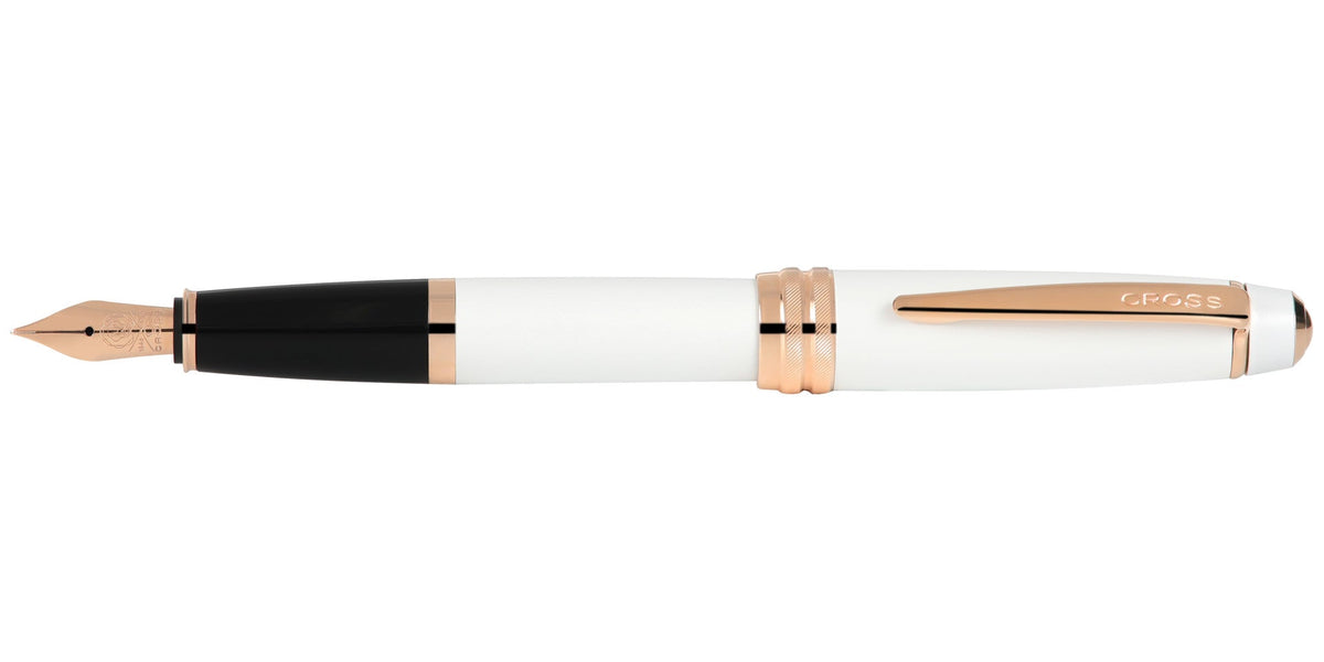 Baileyโข Pearlescent White Lacquer Fine Nib Fountain Pen