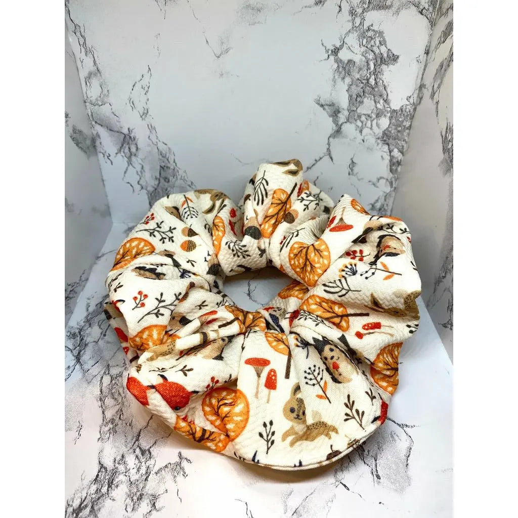 Fall Animals Bullet Scrunchie