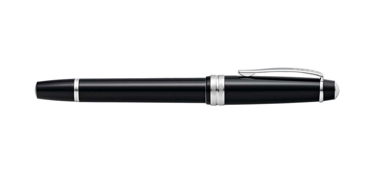 Bailey Lightโข Polished Black Resin Fine Nib Fountain Pen