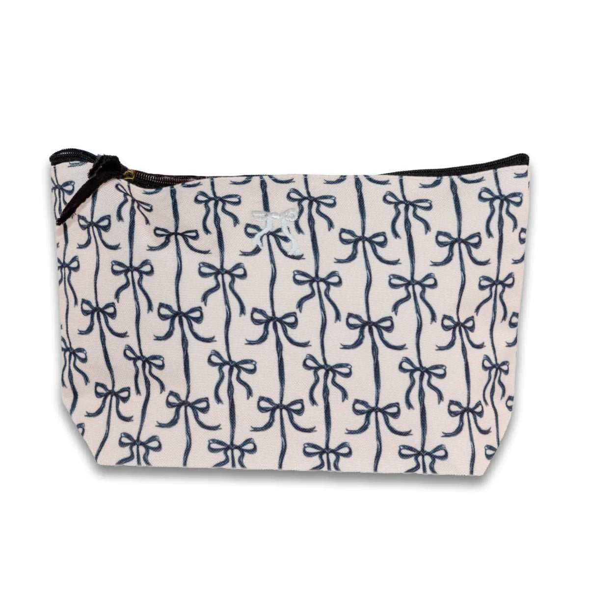 Simply Southernยฎ Cosmetic Pouch: Black Bow