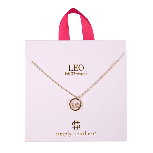 Simply Southern® Zodiac Necklace: Leo