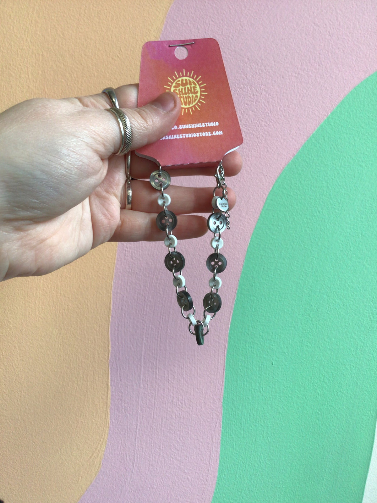 Button bracelet