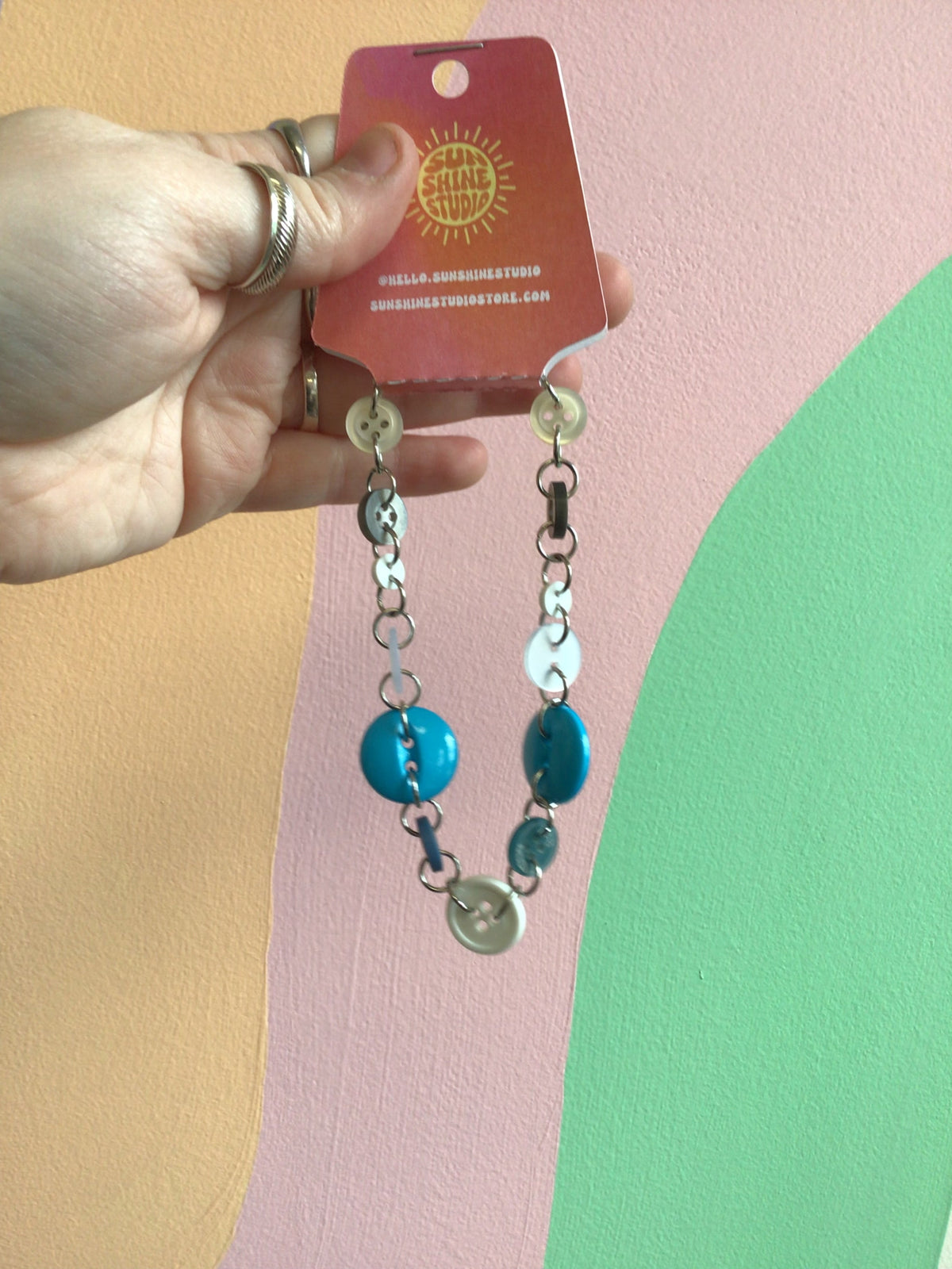 Button bracelet