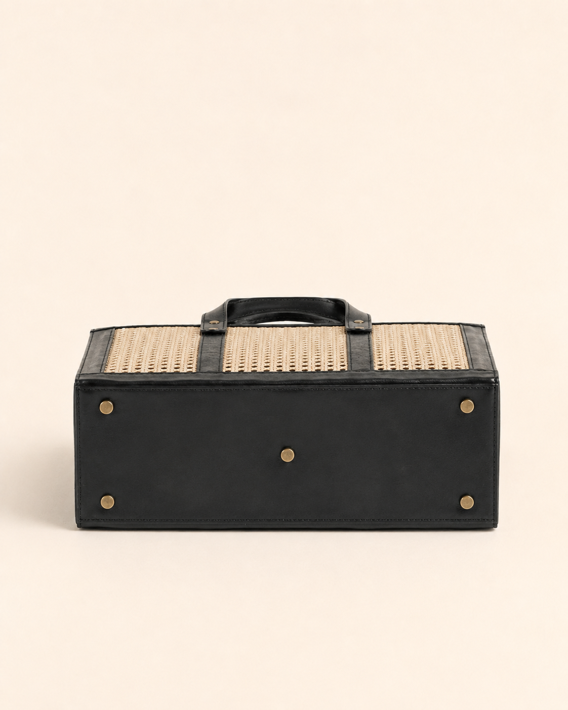 Raja Leather and Cane Everyday Bag