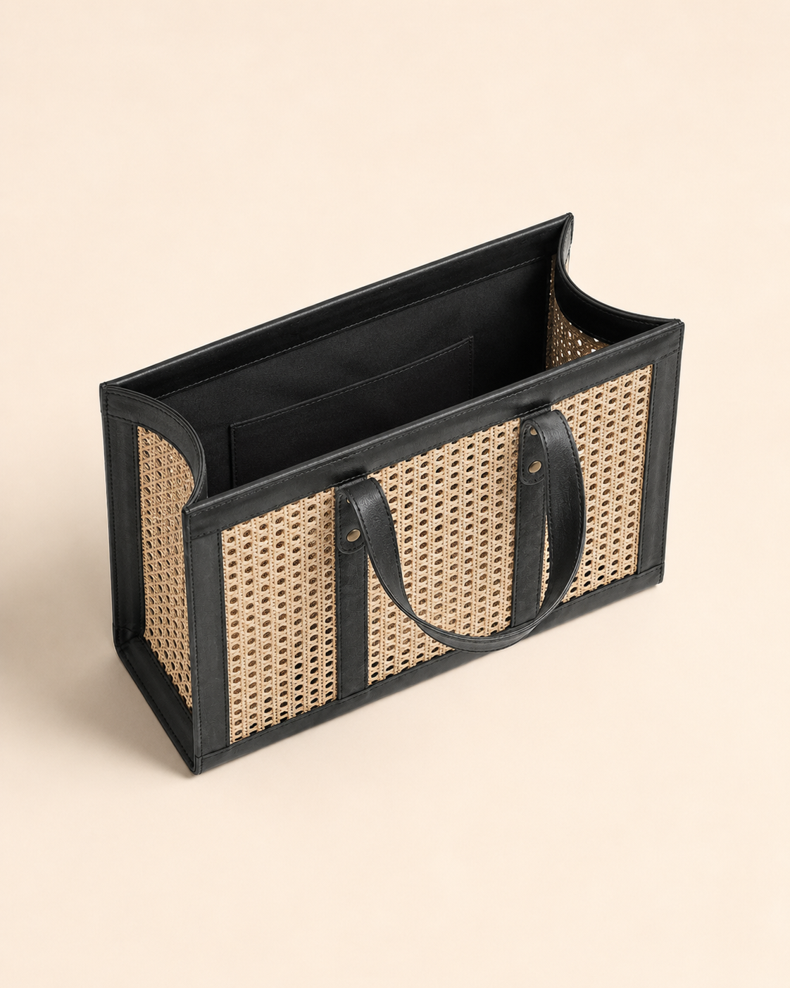 Raja Leather and Cane Everyday Bag