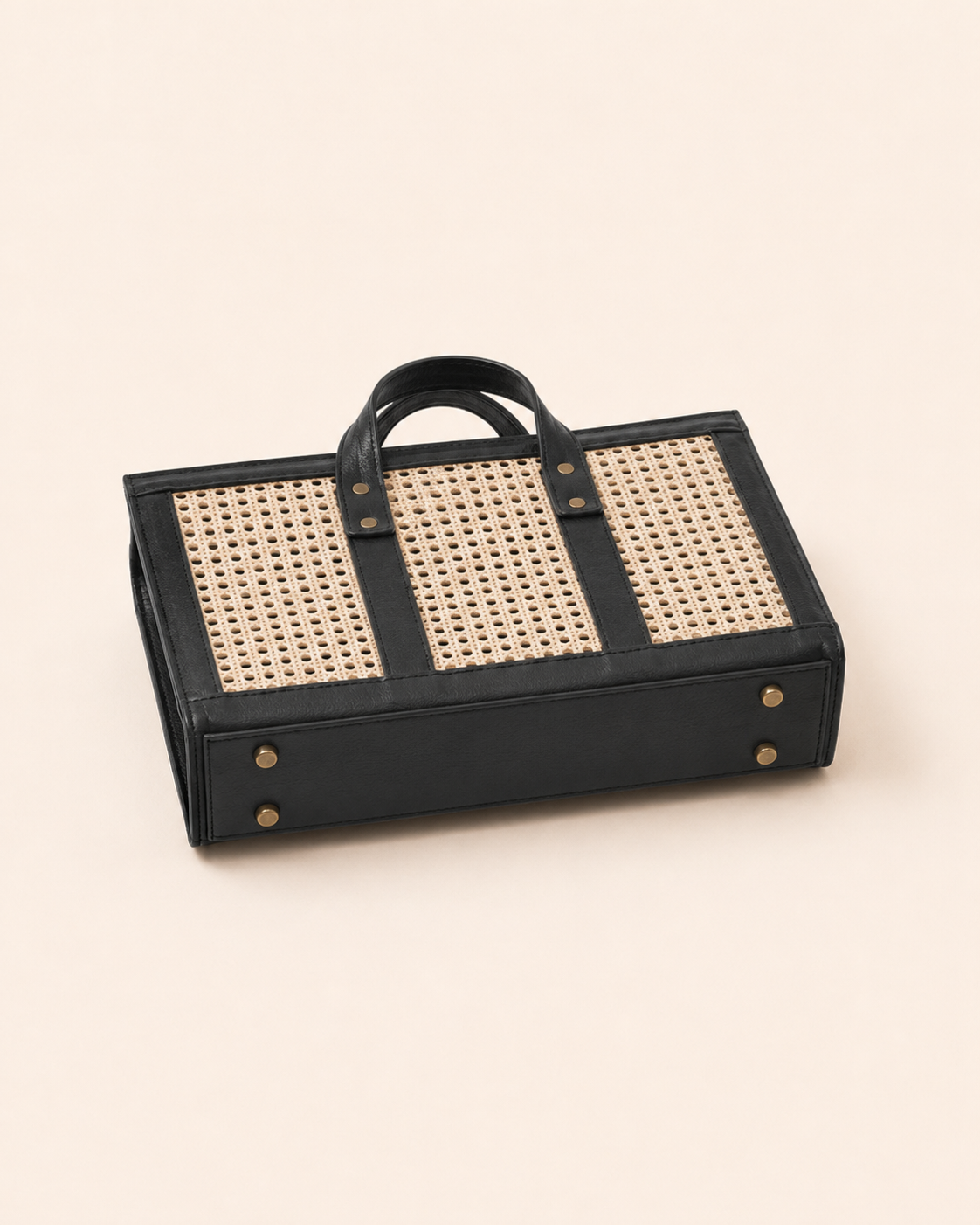 Raja Leather and Cane Everyday Bag