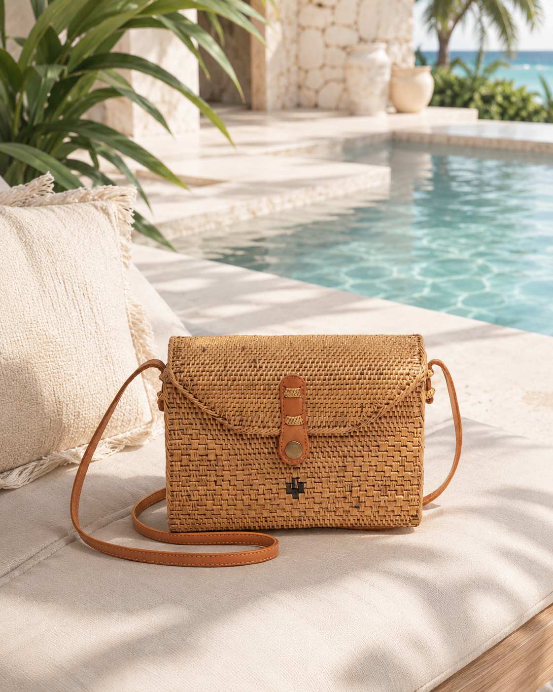 Kota Rattan Purse