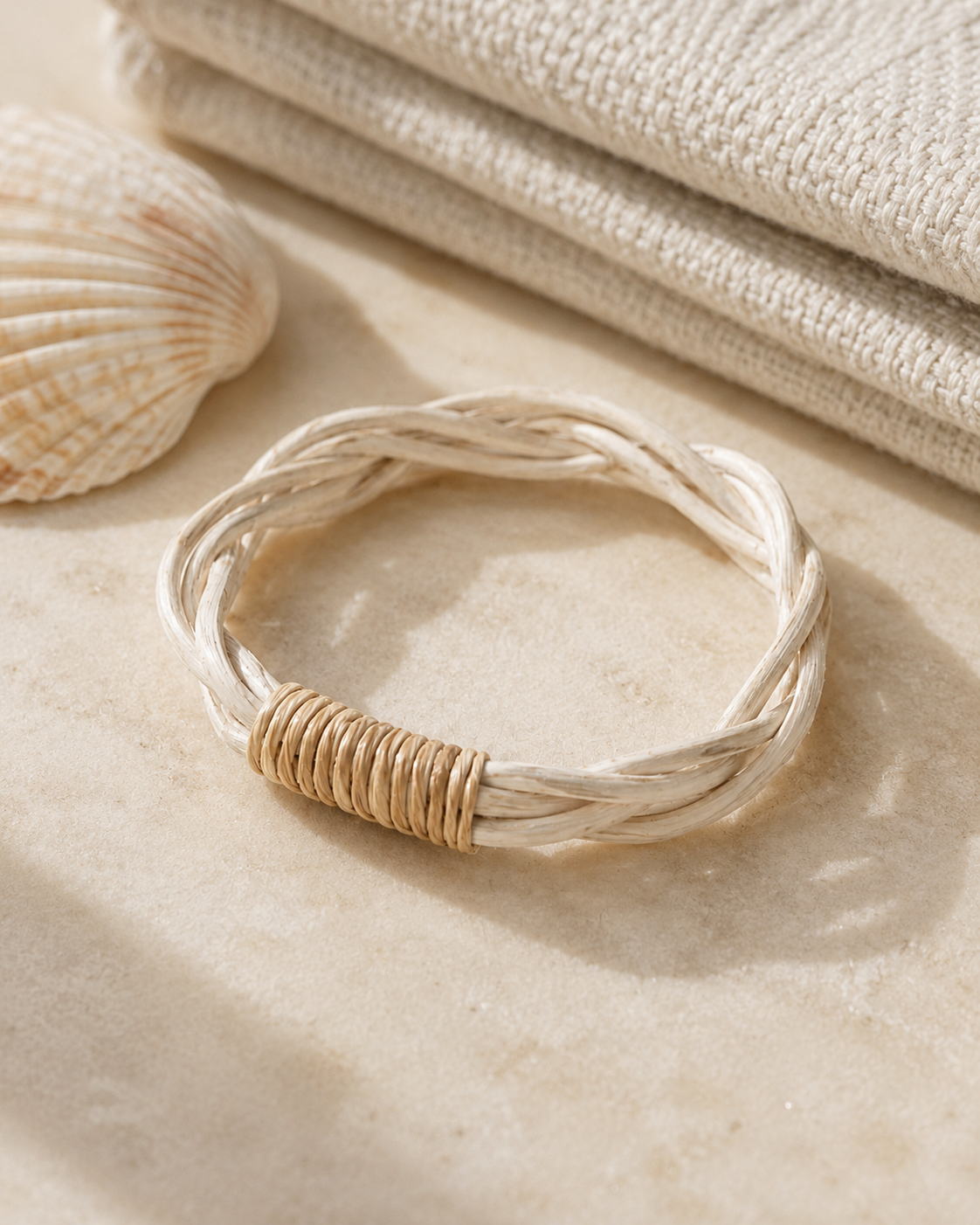 Thin Twist Bangle