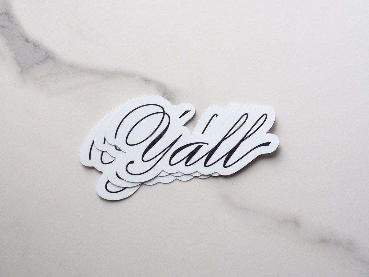 Y'all Sticker