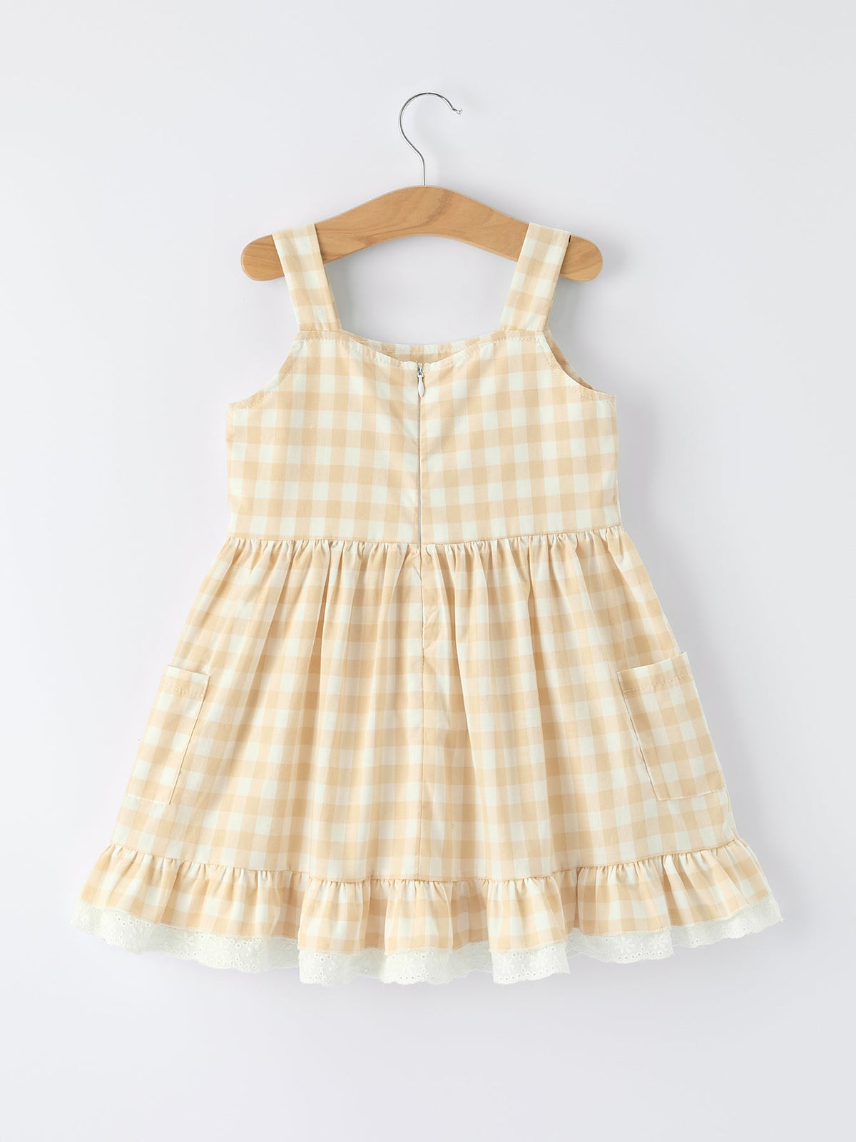 Mommy & Me Plaid Girl  Dress With Pocket