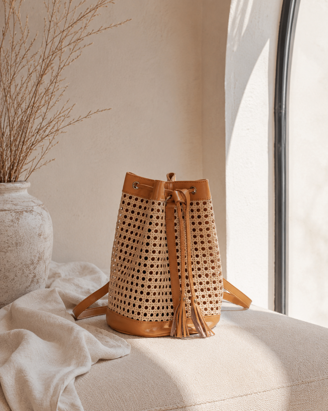 Raja Leather Backpack
