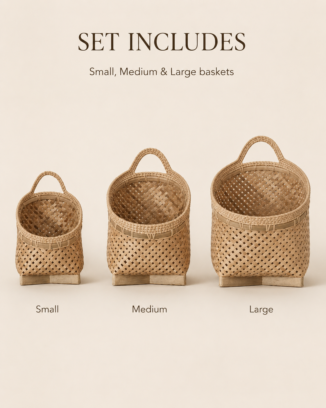 Tahan Basket Set