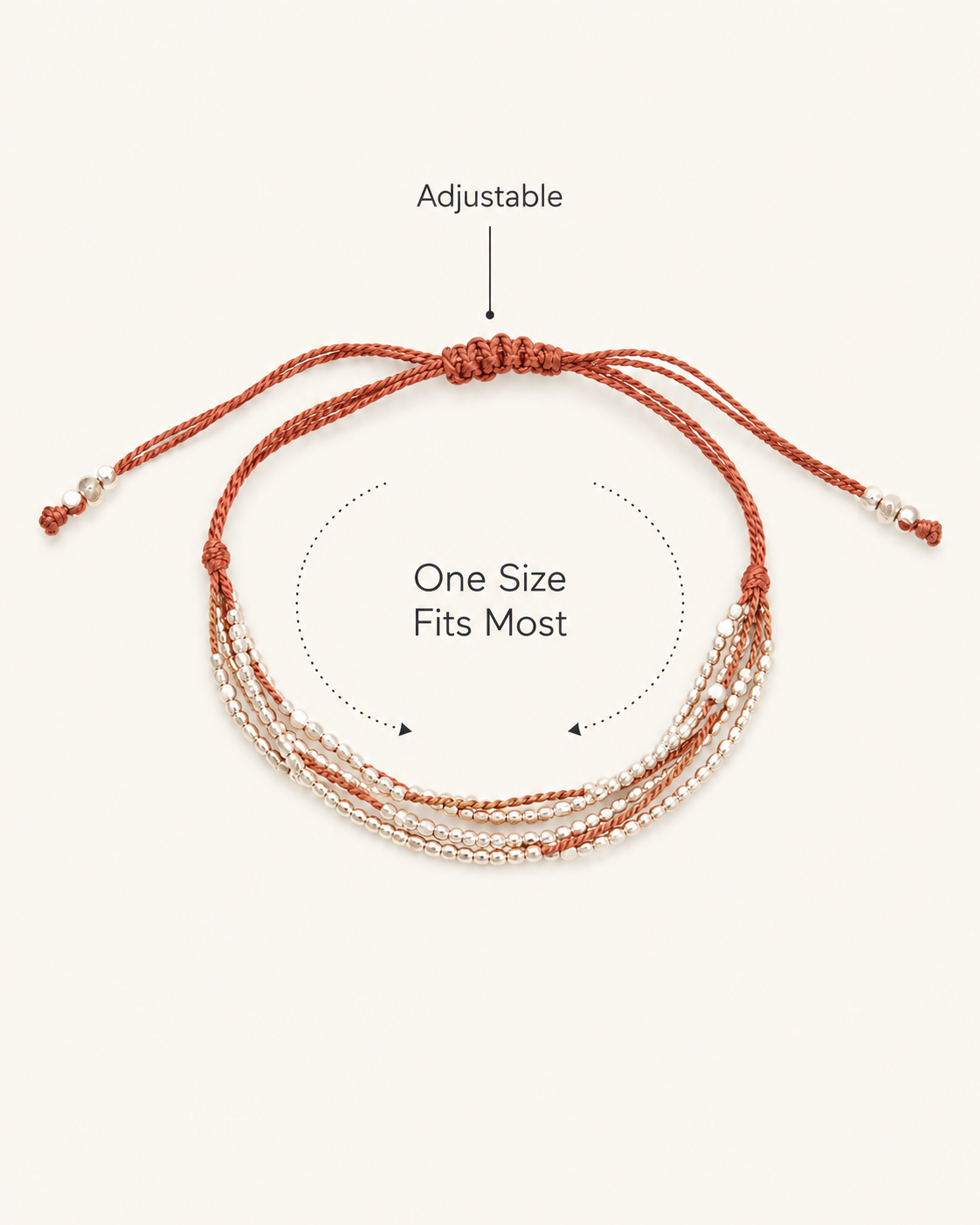 Terra Layered Bracelets in Silver