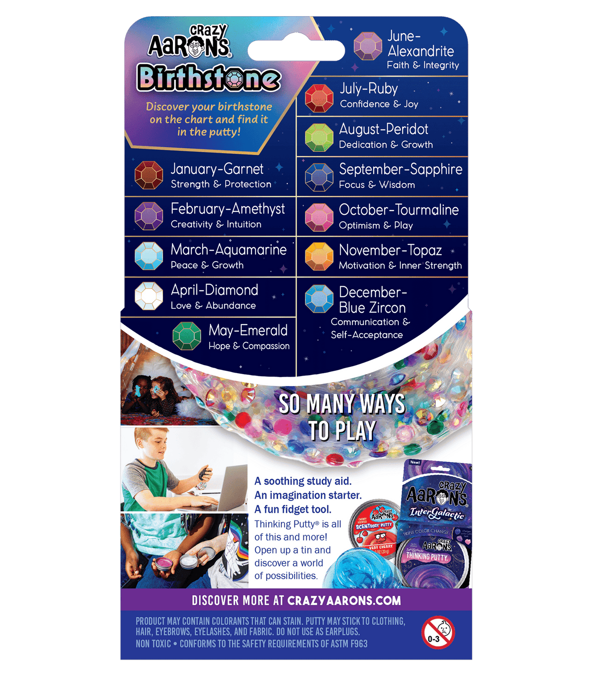 Thinking Putty: Birthstone