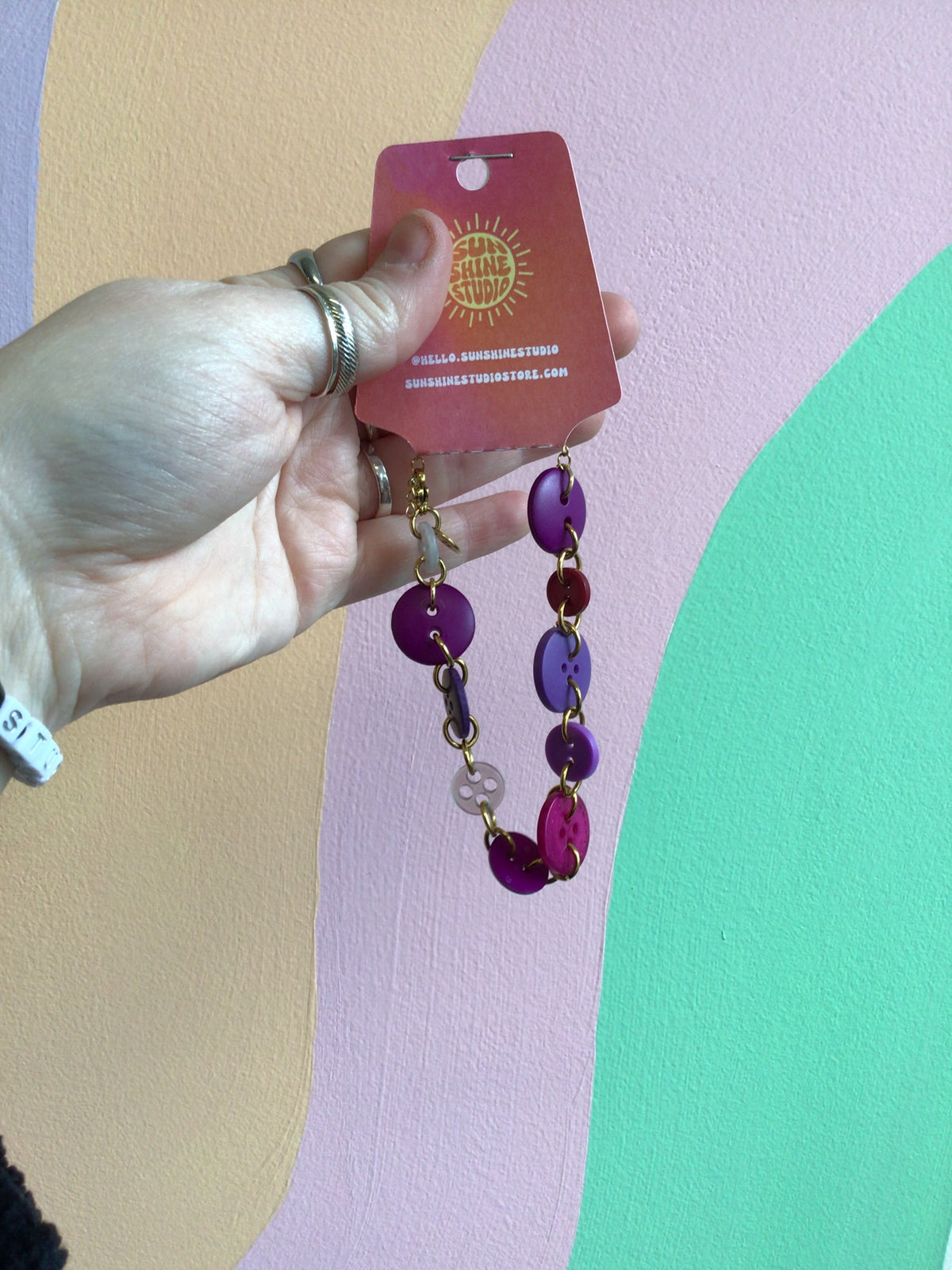 Button bracelet
