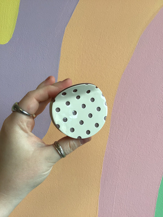 Polka Dot Hair Claws