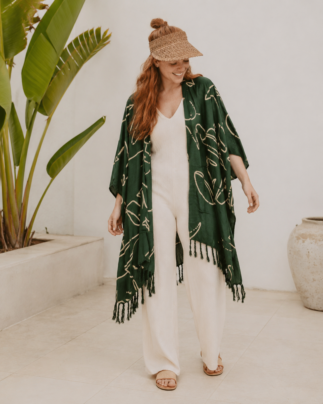 Monstera Kimono