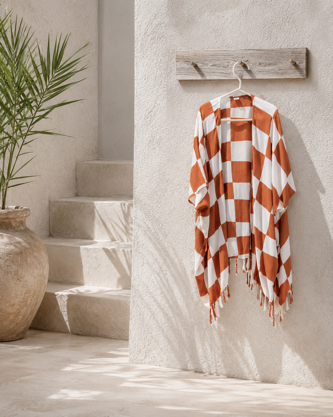 Checkered Kimono
