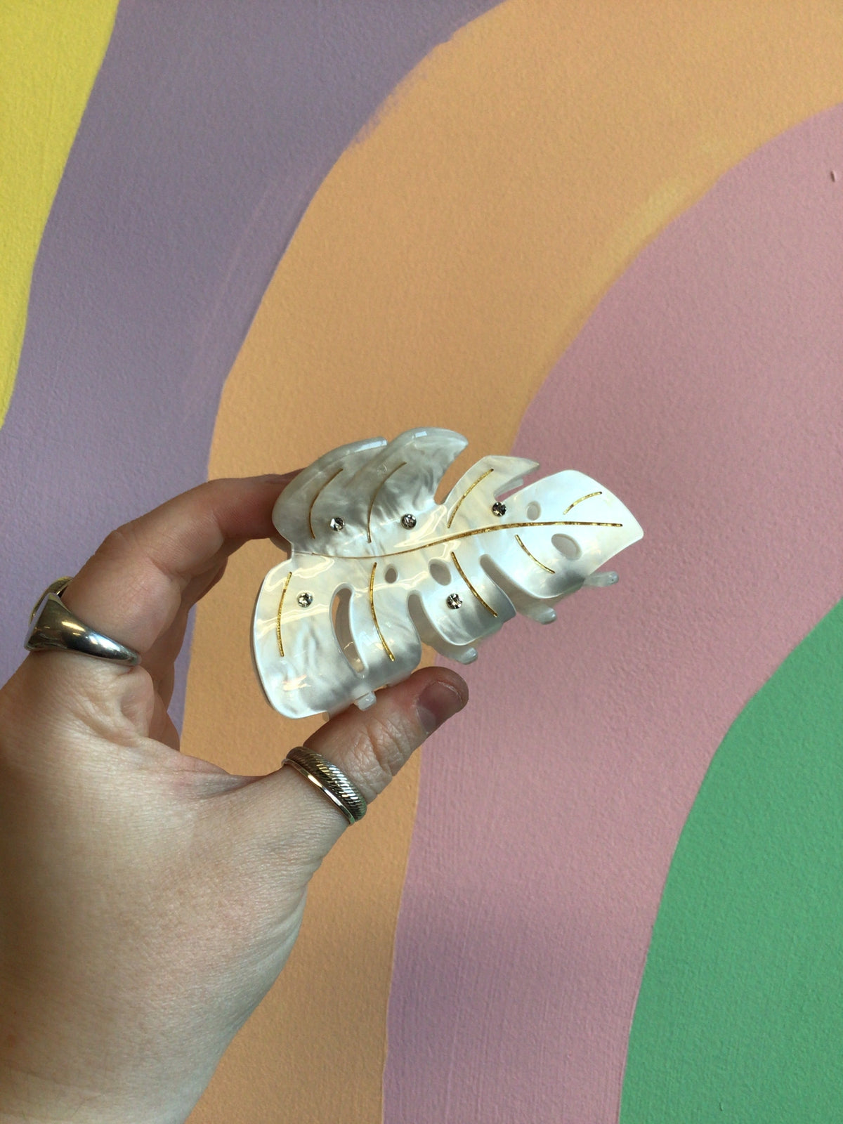 Monstera Hair Claw