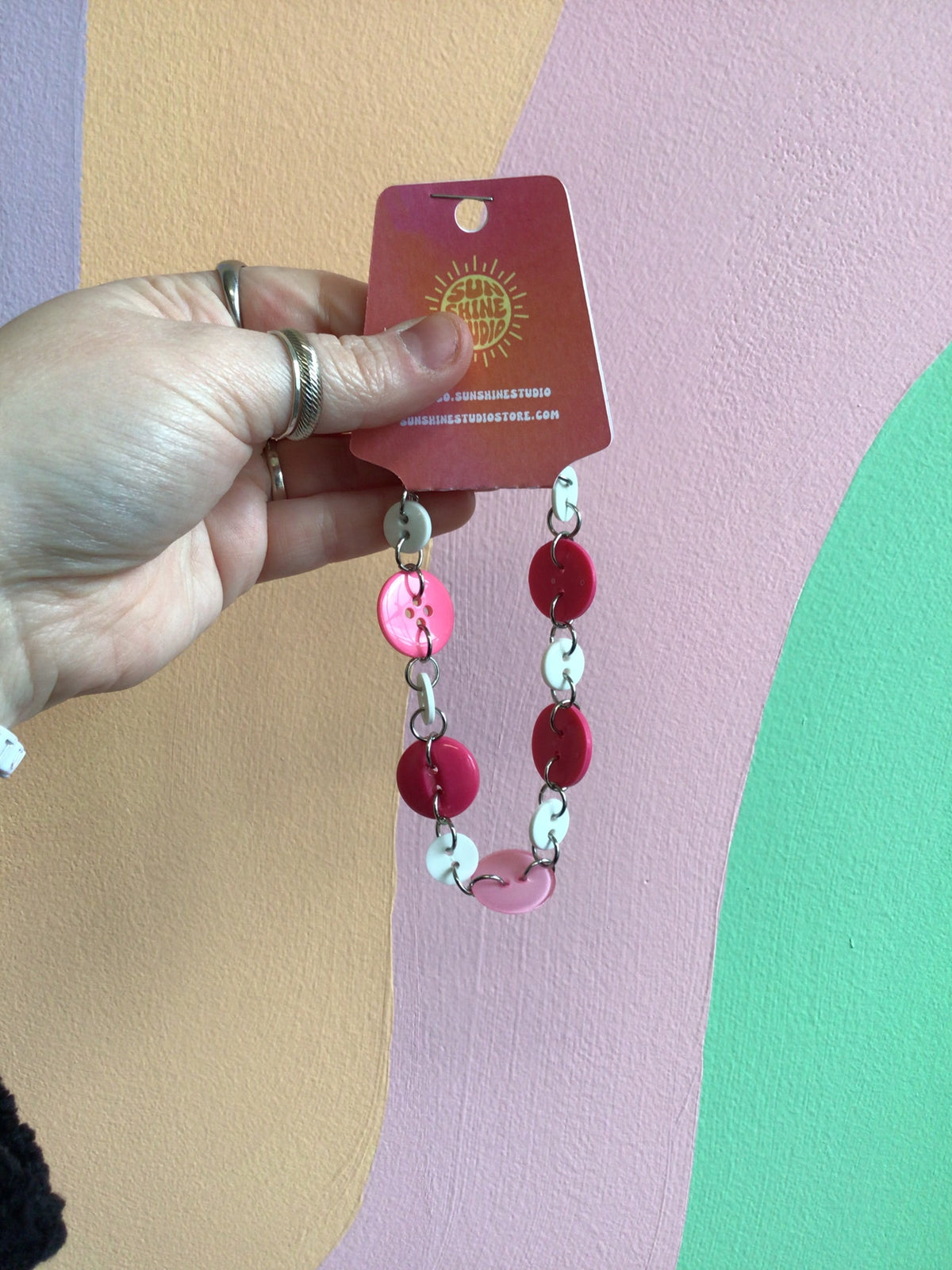 Button bracelet