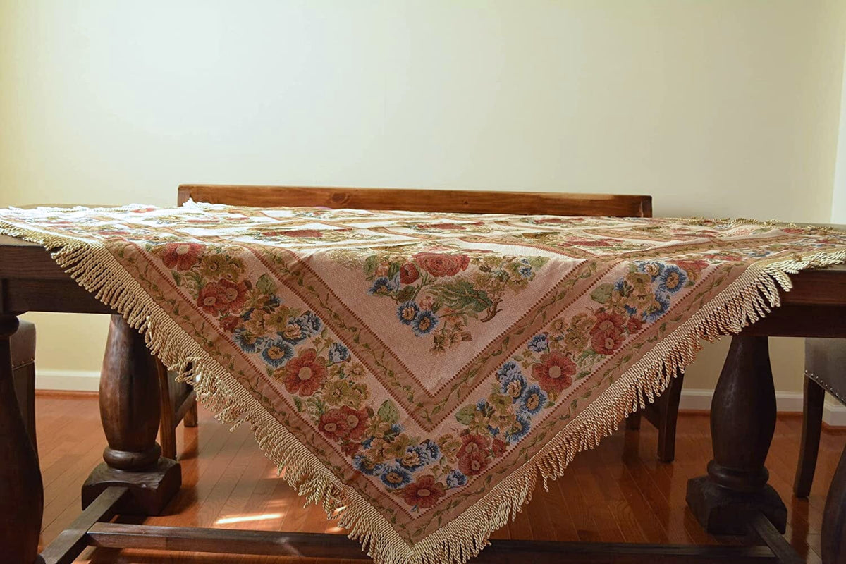 Tache Colorful Floral Country Rustic Morning Meadow Tablecloths (3098)
