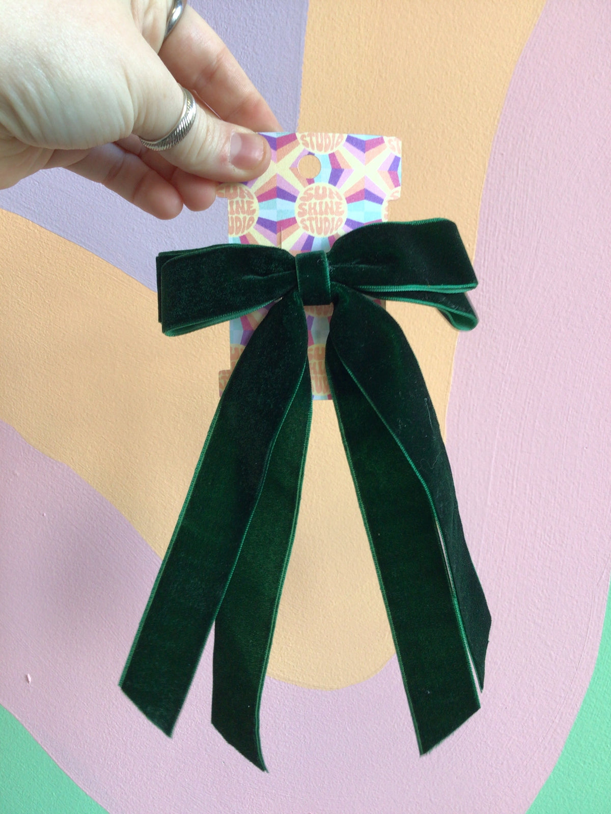Velvet Hair Bow