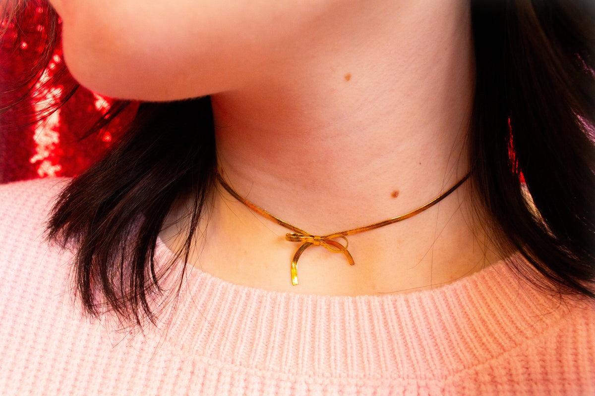Bow Choker Necklace