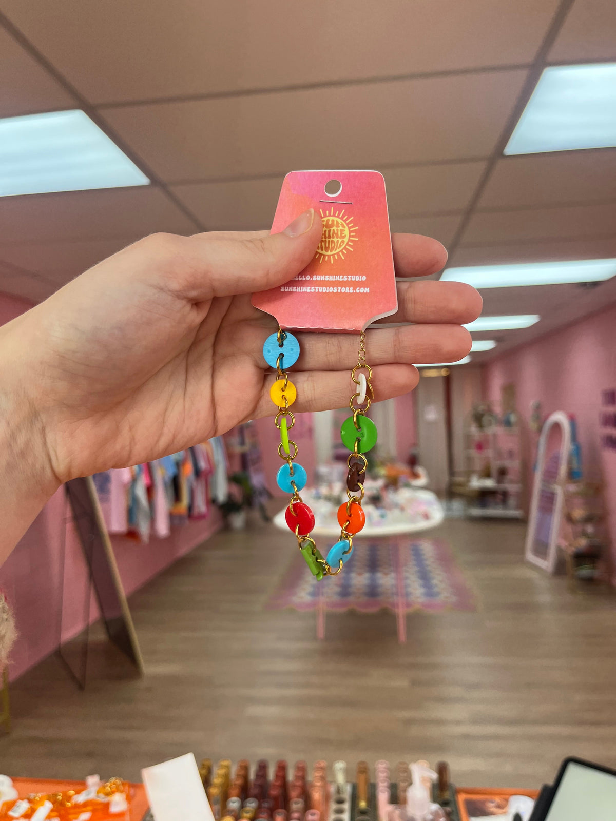 Button bracelet