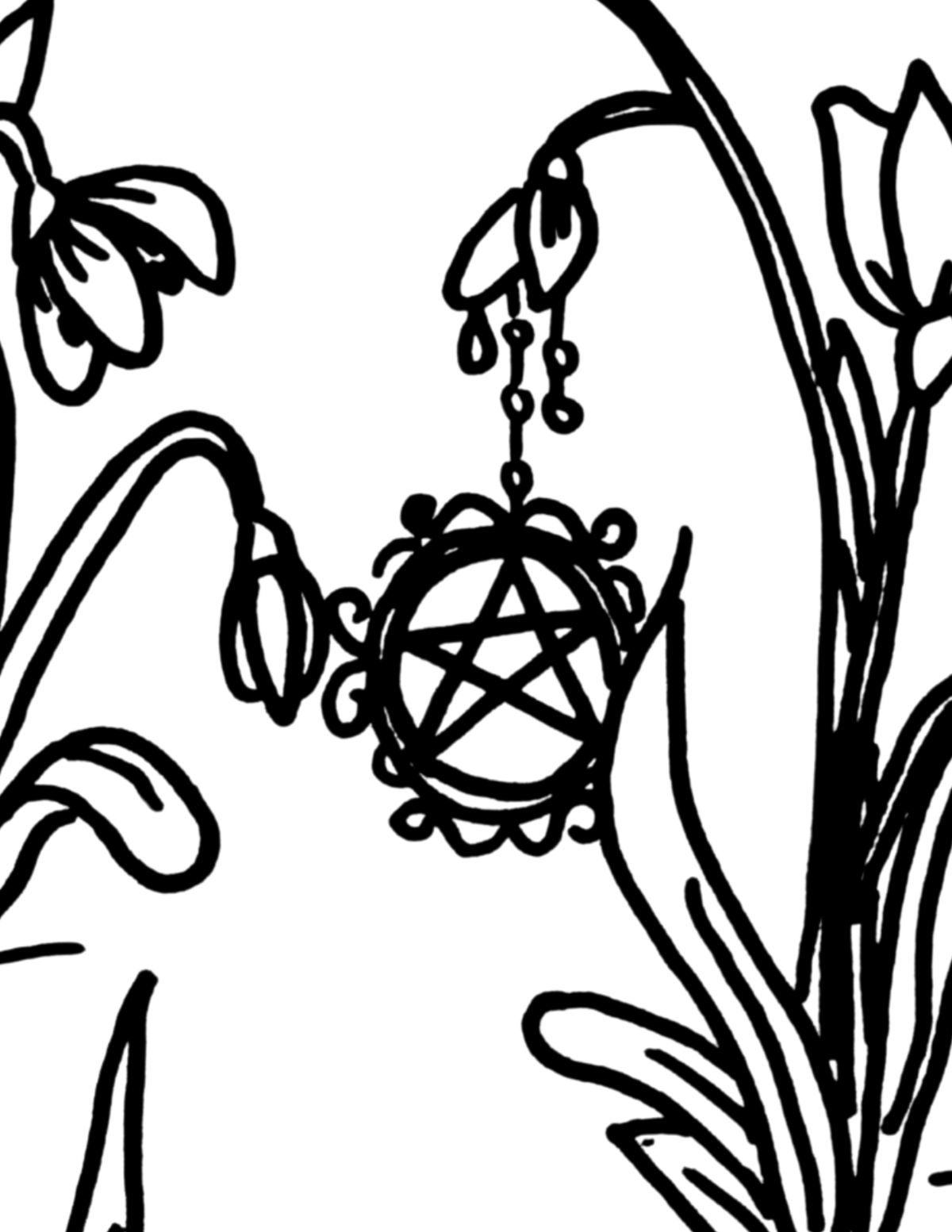 Swords & Pentacles Tarot Coloring Page - 𝕿𝖍𝖊 𝕬𝖈𝖊 𝖔𝖋 𝕻𝖊𝖓𝖙𝖆𝖈𝖑𝖊𝖘