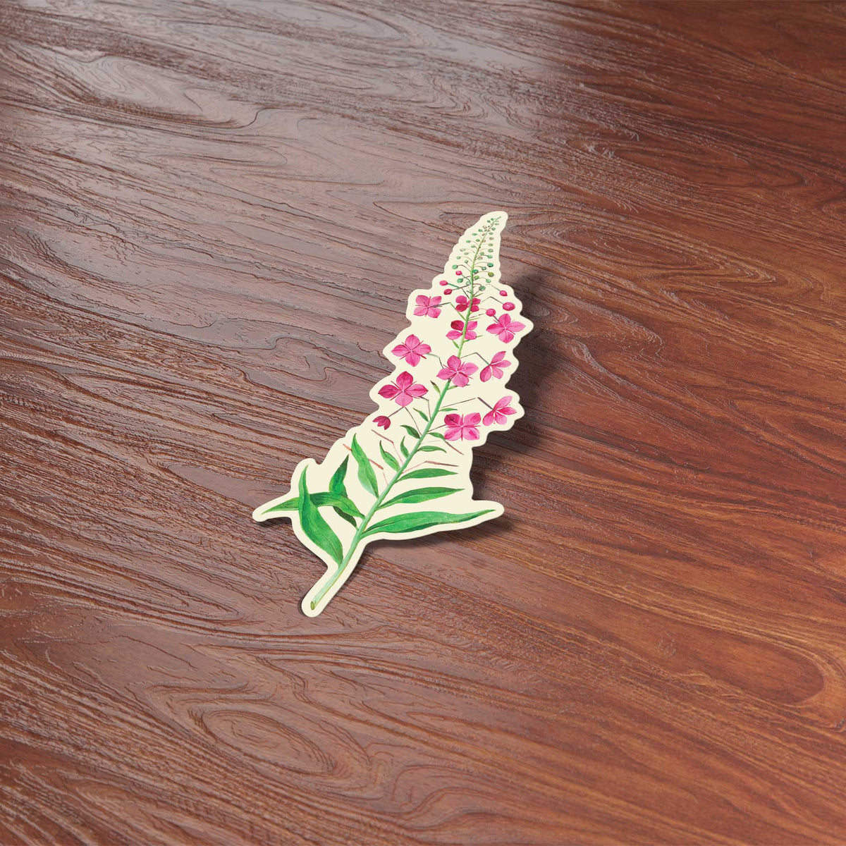 Alaska Fireweed Flower Sticker