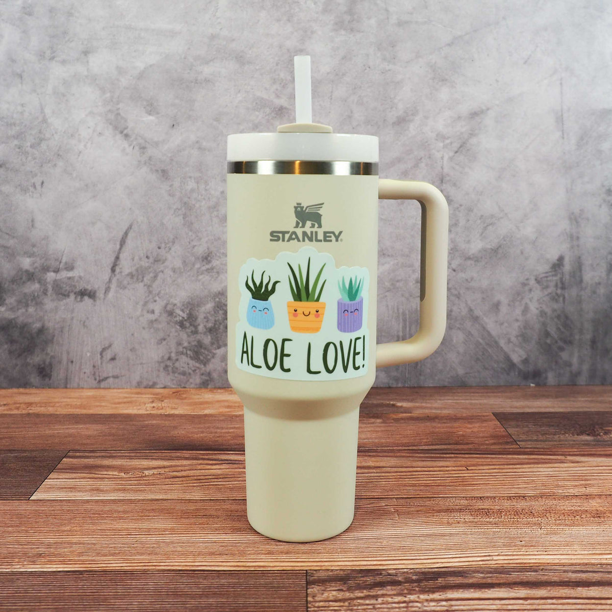 Aloe Love Cute Succulent Sticker