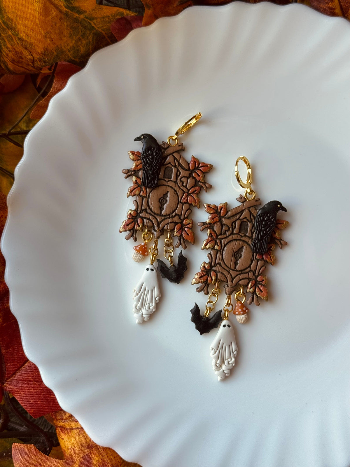 Autumn Cuckoo Earrings