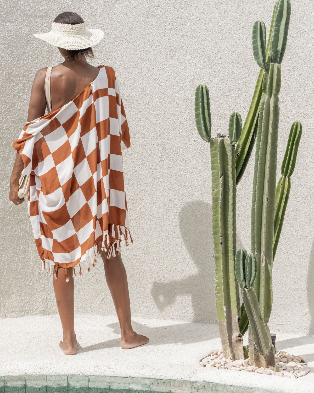 Checkered Kimono