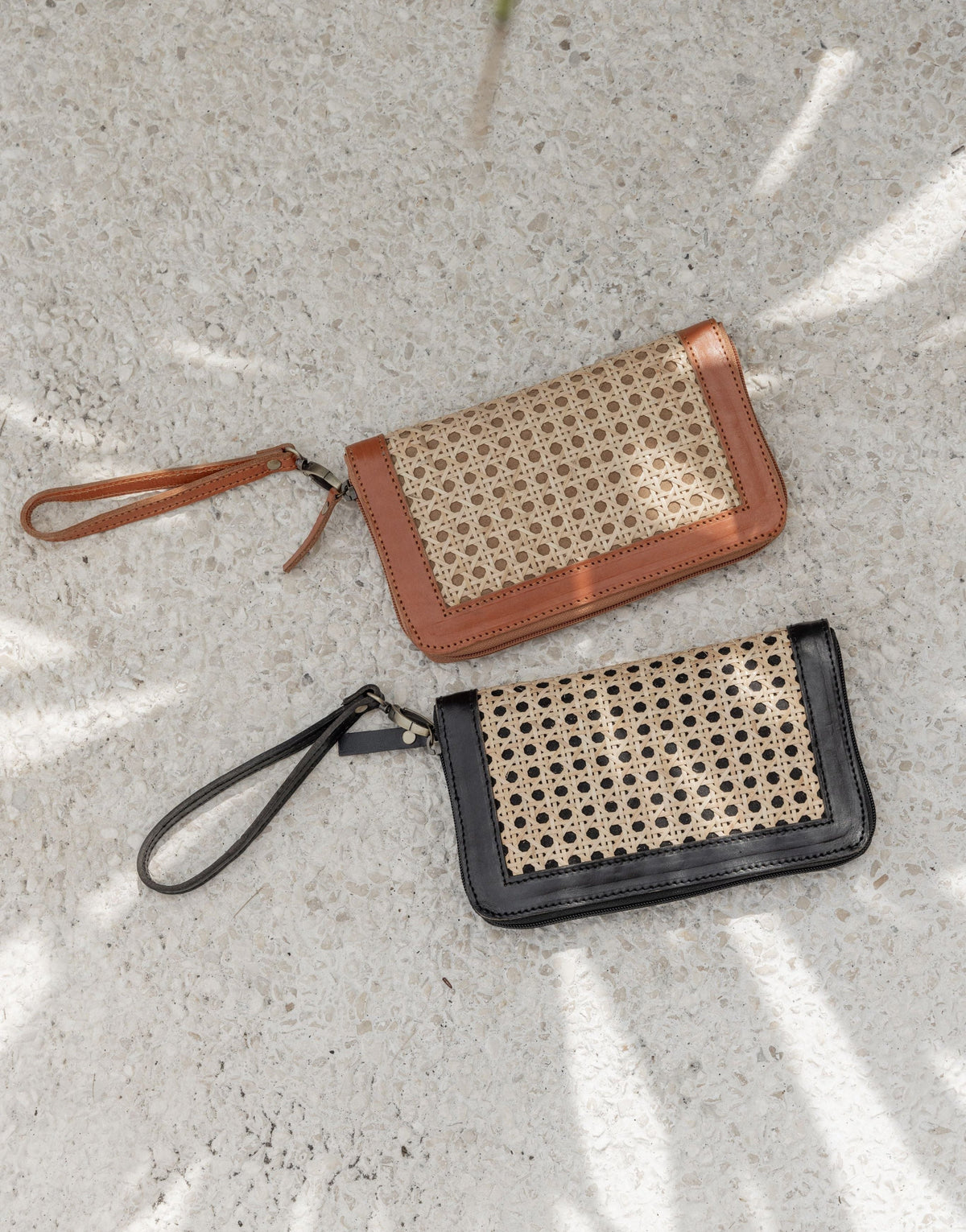 Raja Leather and Cane Wallet
