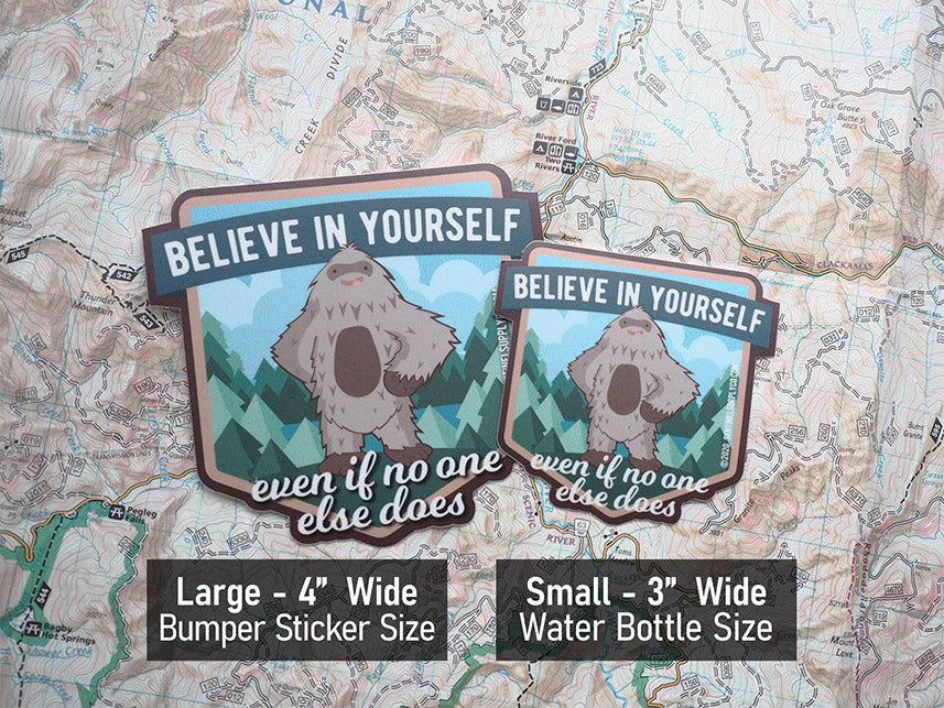 Believe in Yourself Cryptid Pack -Set of 5 Vinyl Stickers